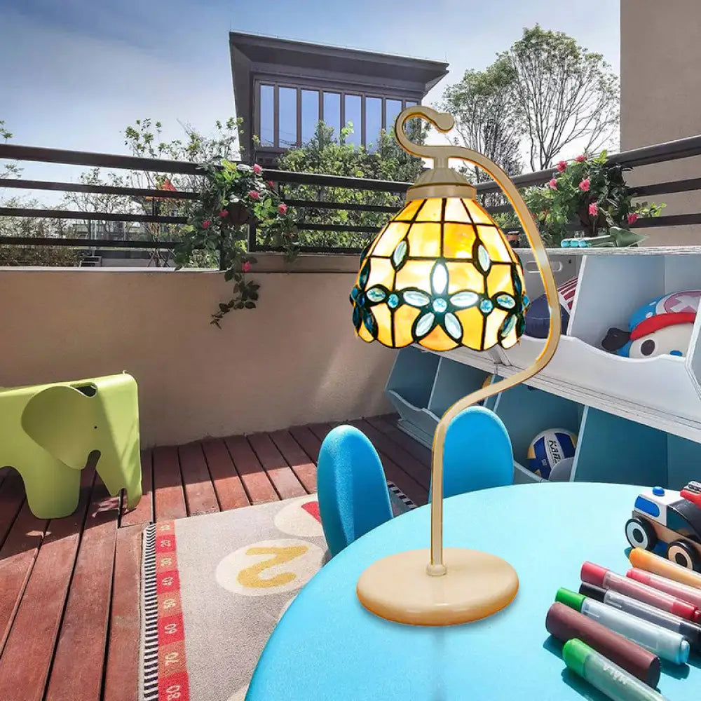 marble table lamps with a luxurious veined pattern for high end decormarble table lamps with a luxurious veined pattern for high end decorTiffany Blue Stained Glass Flower Desk Light - Elegant One-Head Reading Lamp for Living Room