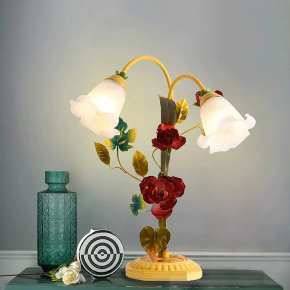 fabric table lamps with a linen shade for a relaxed and breathable lookfabric table lamps with a linen shade for a relaxed and breathable lookYellow Frosted Glass Table Lamp with Antique Rose Night Light