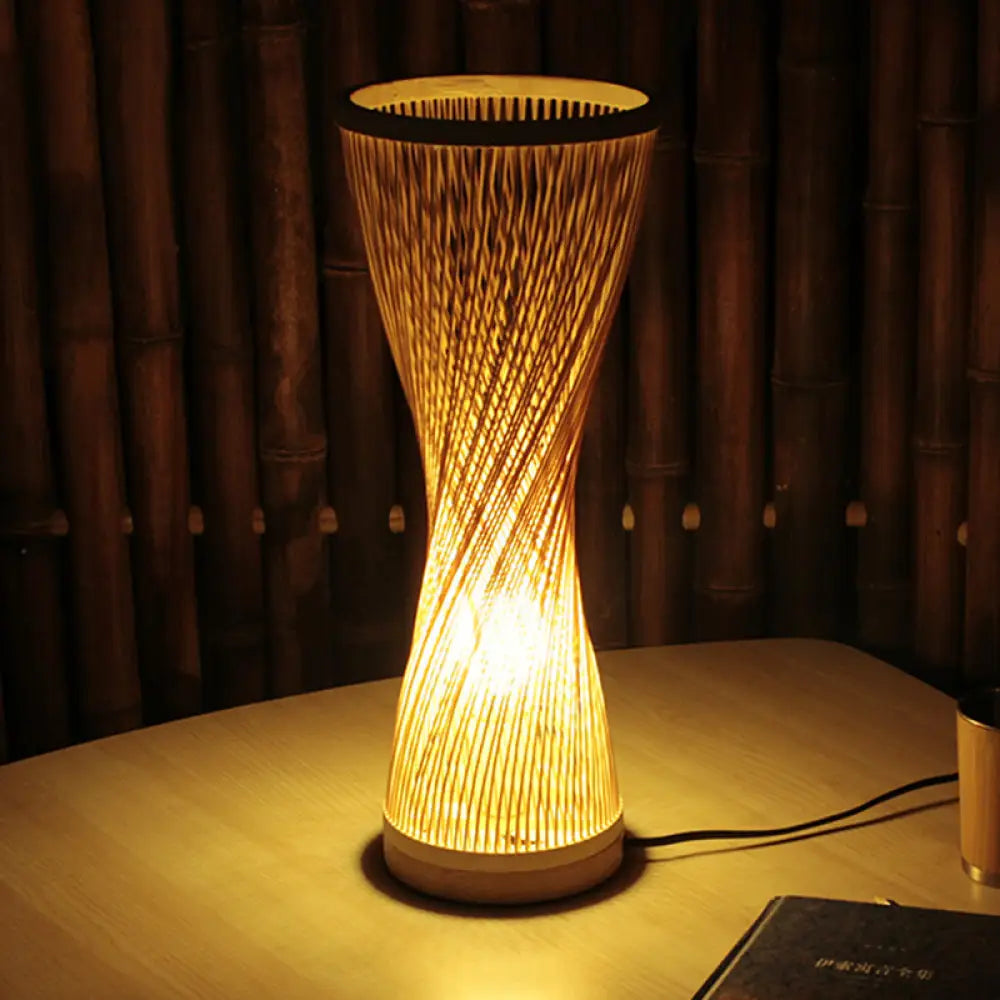 crystal table lamps with dazzling prisms for a glamorous effectcrystal table lamps with dazzling prisms for a glamorous effectAsian Style Bamboo Nightstand Lamp - Single Head Wood Desk Light for Bedroom