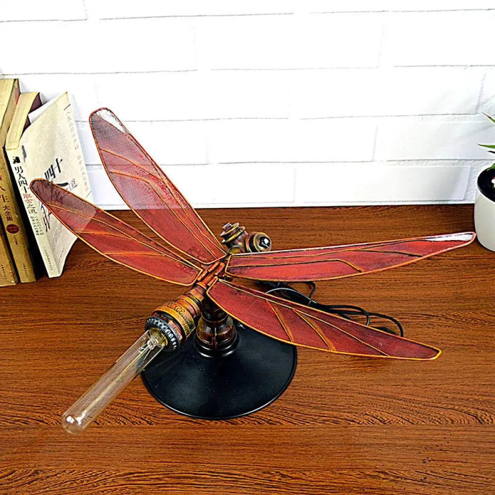 mid century modern table lamps with iconic designs for a stylish studymid century modern table lamps with iconic designs for a stylish studyDragonfly Metal Table Lamp in Weathered Copper - Industrial Style for Kid's Bedroom Lighting