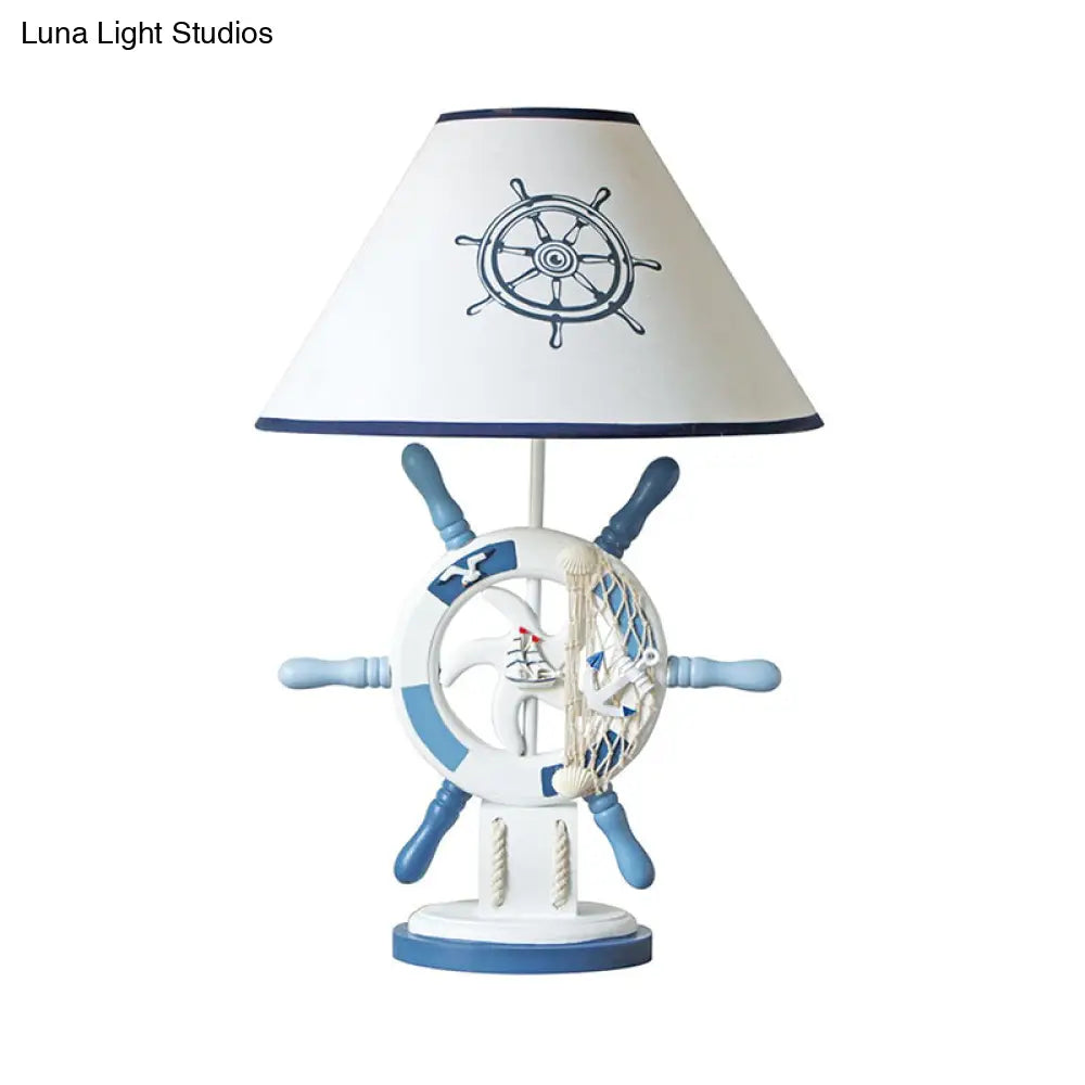 mid century modern table lamps with iconic designs for a stylish studymid century modern table lamps with iconic designs for a stylish studyKids Wooden Rudder Table Lamp in Pink/Blue/Green with Dimmer & Power Switch - Bedside Night Light