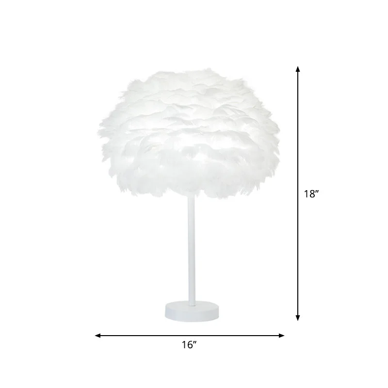 metal table lamps with a matte black finish for a sleek appearancemetal table lamps with a matte black finish for a sleek appearanceMinimalist 1-Head White Oval Table Lamp - Layered Feather Night Light - 12"/16" Width metal table lamps with a matte black finish for a sleek appearancemetal table lamps with a matte black finish for a sleek appearanceMinimalist 1-Head White Oval Table Lamp - Layered Feather Night Light - 12"/16" Width