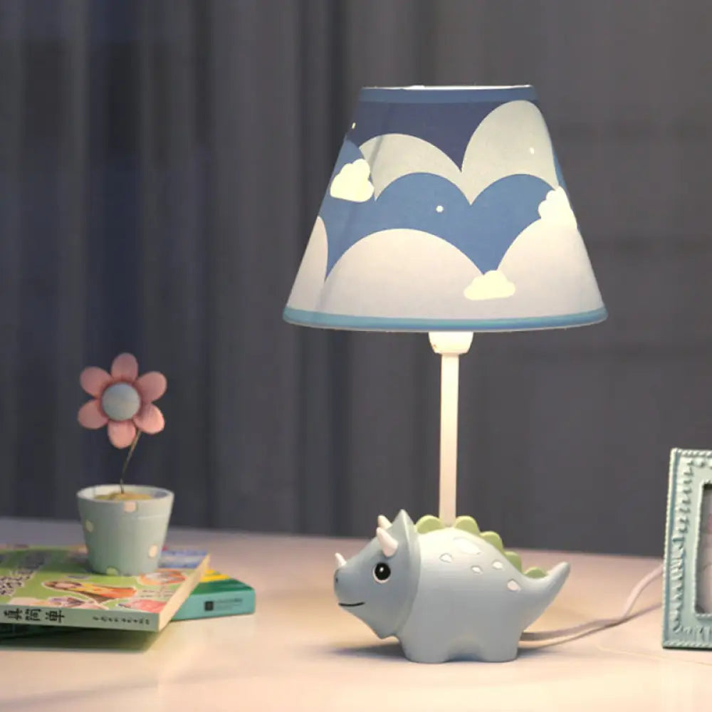coastal style table lamps with nautical elements for beach housescoastal style table lamps with nautical elements for beach housesAdorable Blue Desk Lamp with Dinosaur Theme - Perfect for Child's Bedroom