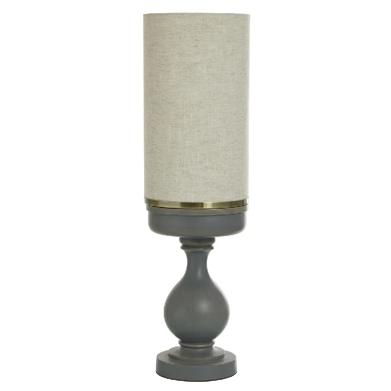 metal table lamps with a matte black finish for a sleek appearancemetal table lamps with a matte black finish for a sleek appearanceMaverick Grey Uplight - Matte Grey Brushed Base - Cream Linen Shade