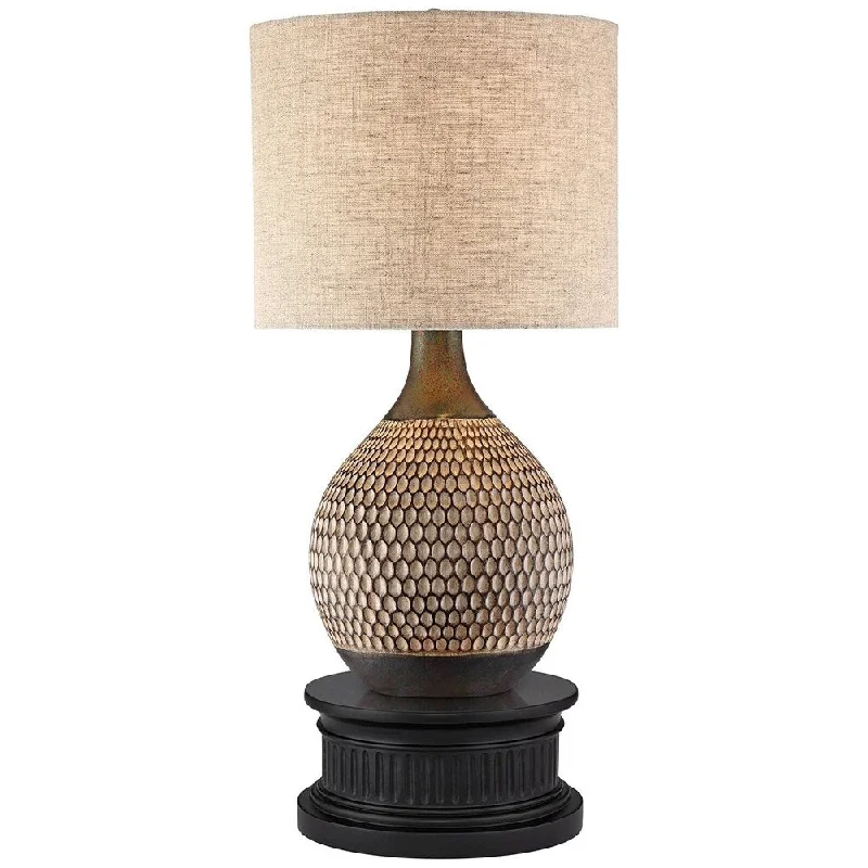 victorian style table lamps with ornate details for traditional homesvictorian style table lamps with ornate details for traditional homesMid Century Modern Table Lamp with Black Riser 25 1/4" High Brown - 11" x 21"