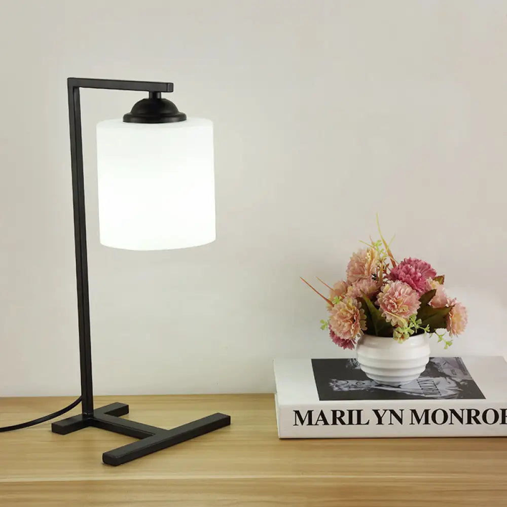 asian inspired table lamps with bamboo accents for a zen atmosphereasian inspired table lamps with bamboo accents for a zen atmosphereNordic Stylish Milk Glass Table Light - Modern Study Room Lighting in Black Finish
