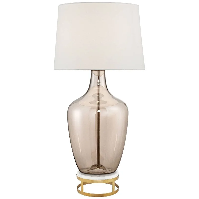 ceramic table lamps with hand painted designs for an artistic touchceramic table lamps with hand painted designs for an artistic touchModern Table Lamp Brass Round Riser 34 3/4" Tall Clear Champagne Glass - 17" x 31"