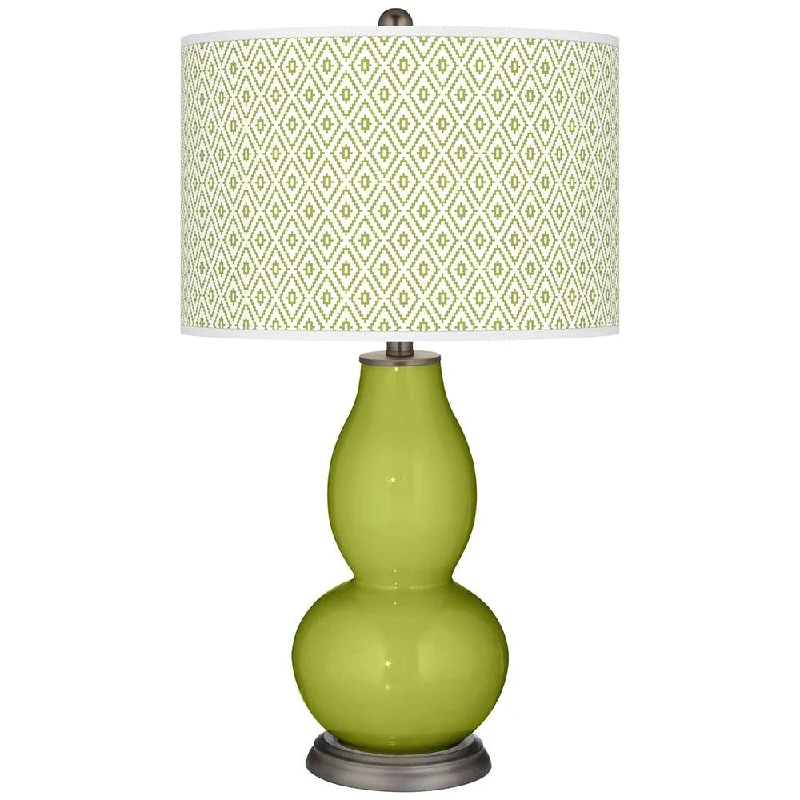 asian inspired table lamps with bamboo accents for a zen atmosphereasian inspired table lamps with bamboo accents for a zen atmosphereParakeet Diamonds Double Gourd Table Lamp - 16" x 29"