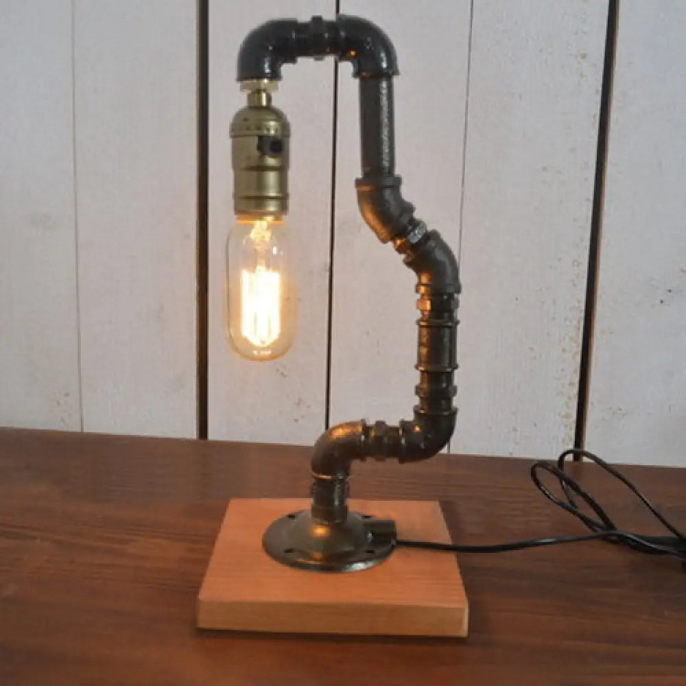 marble table lamps with a luxurious veined pattern for high end decormarble table lamps with a luxurious veined pattern for high end decorAntique Style Metallic Table Lamp with Wooden Base - Plumbing Pipe Bedroom Lighting