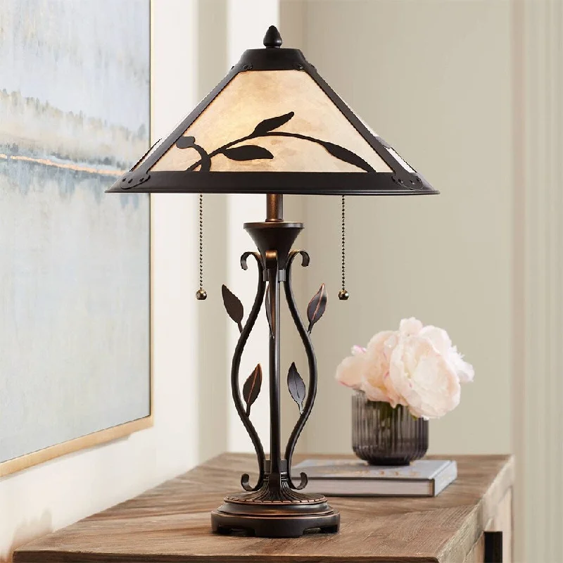 marble table lamps with a luxurious veined pattern for high end decormarble table lamps with a luxurious veined pattern for high end decorRustic Accent Table Lamp 23 3/4" High Metal Scroll Vine Leaf Bedroom - 14" x 23"