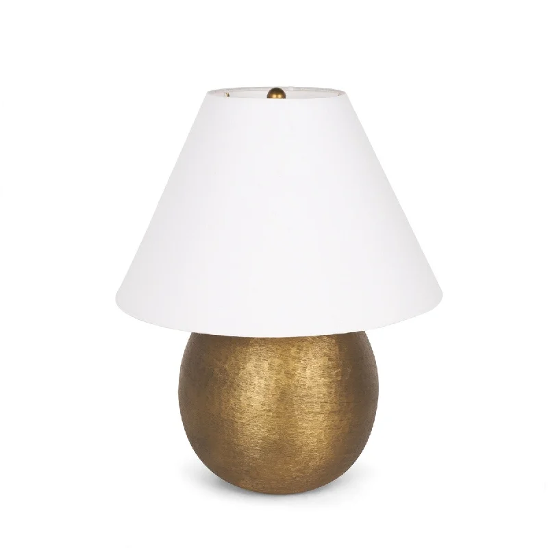 bohemian table lamps with colorful patterns for eclectic bedroomsbohemian table lamps with colorful patterns for eclectic bedroomsSadiyah Antiqued Gold Brushed Metal w/ Cream Shade Table Lamp - 19.5L x 19.5W x 24.0H