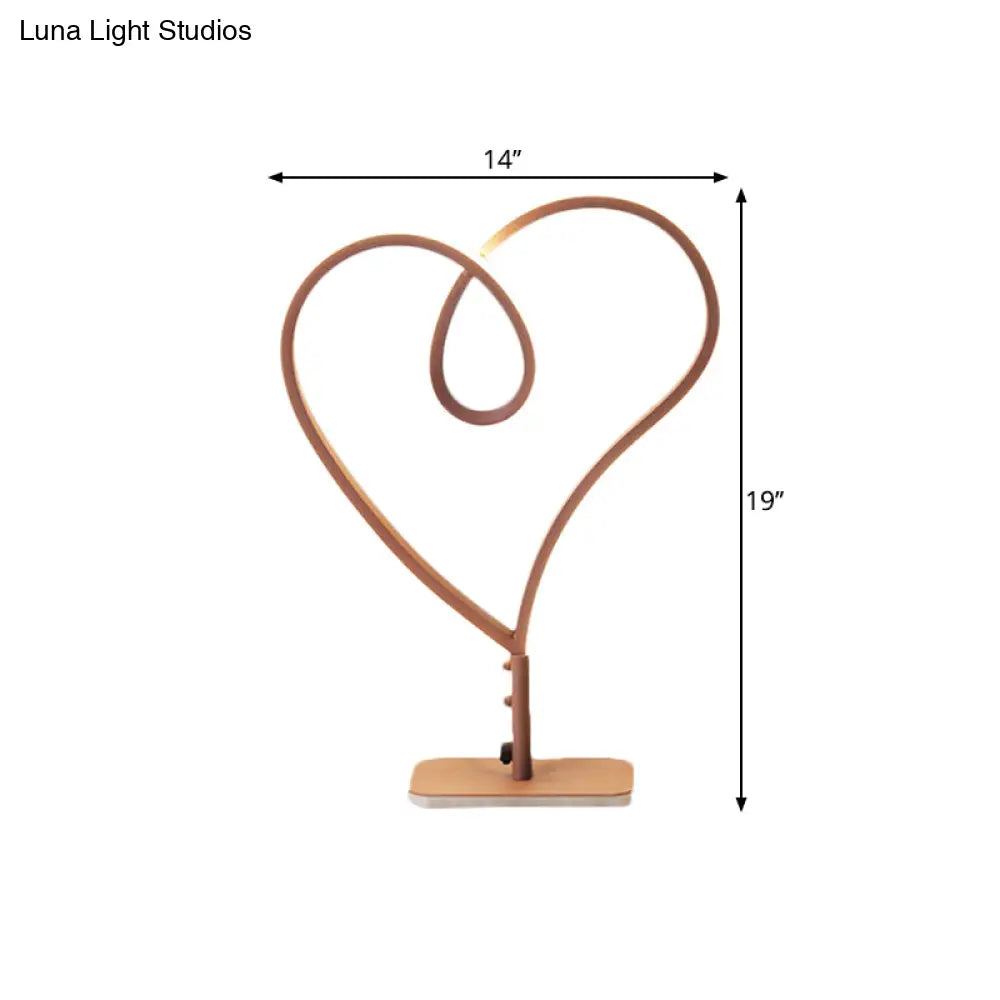 fabric table lamps with a linen shade for a relaxed and breathable lookfabric table lamps with a linen shade for a relaxed and breathable lookLED Nightlight Coffee Heart Reading Lamp with Metal Shade in Warm/White Light