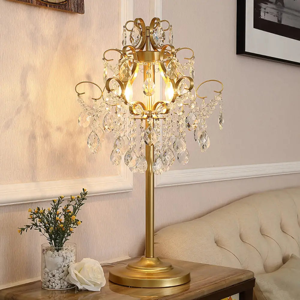art deco table lamps with geometric shapes for a retro touchart deco table lamps with geometric shapes for a retro touchClassic Metal Gold Night Stand Lamp with Crystal Drop - Spiral Arm Bedroom Desk Lighting (3-Head)