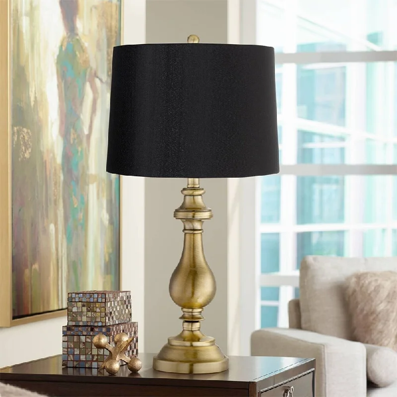 victorian style table lamps with ornate details for traditional homesvictorian style table lamps with ornate details for traditional homesTraditional Table Lamp 26" High Antique Brass for Bedroom Living Room - 14" x 26"