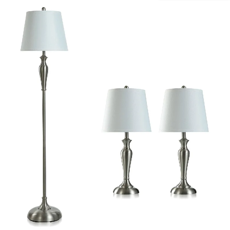 art deco table lamps with geometric shapes for a retro touchart deco table lamps with geometric shapes for a retro touchTwo Table Lamps & One Floor Lamp with White Hardback Shades - Brushed Steel - 12"D x 12"W x 61"H - 12"D x 12"W x 61"H art deco table lamps with geometric shapes for a retro touchart deco table lamps with geometric shapes for a retro touchTwo Table Lamps & One Floor Lamp with White Hardback Shades - Brushed Steel - 12"D x 12"W x 61"H - 12"D x 12"W x 61"H